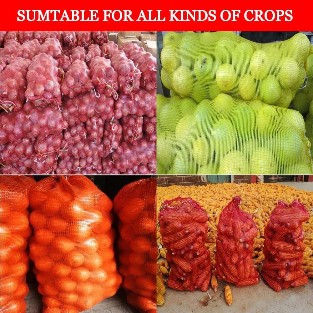 Bolsas de Malla Reutilizables Firdnyohs 10 Unidades Naranja 85x59cm