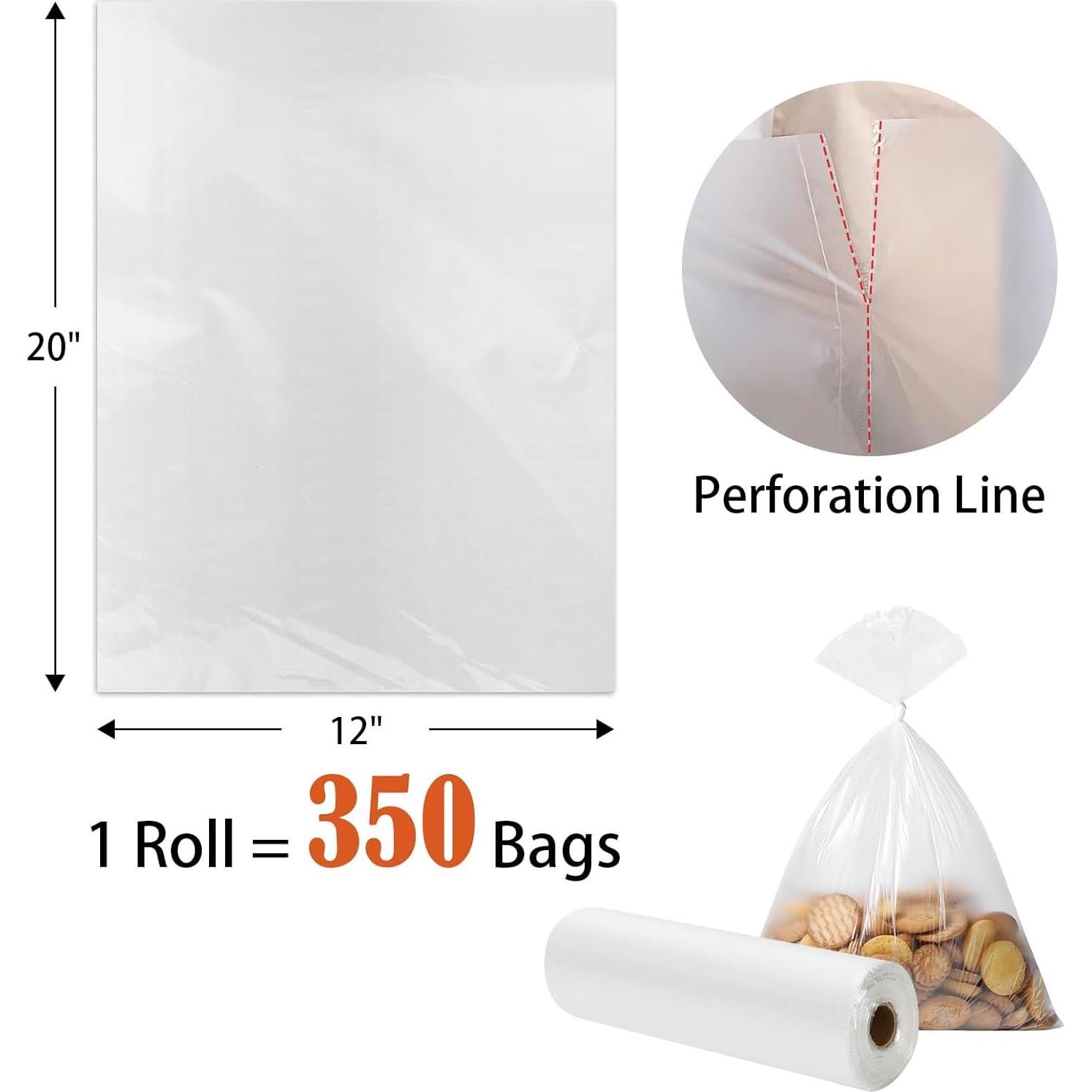 Bolsa Plástica Transparente MultiLabel 12x20 cm - 700 Bolsas