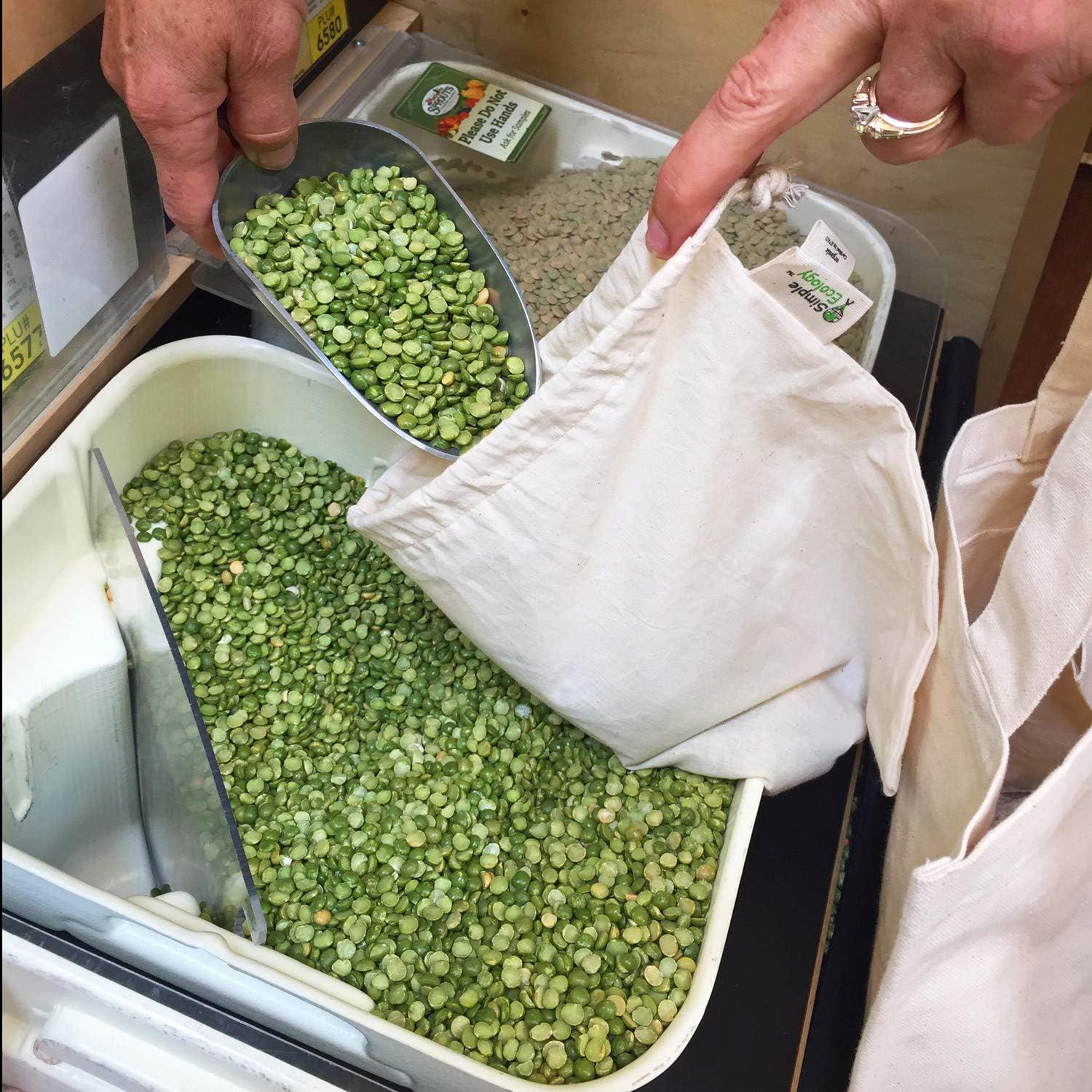 Bolsas Reutilizables Algodón Orgánico Simple Ecology - Juego de 6