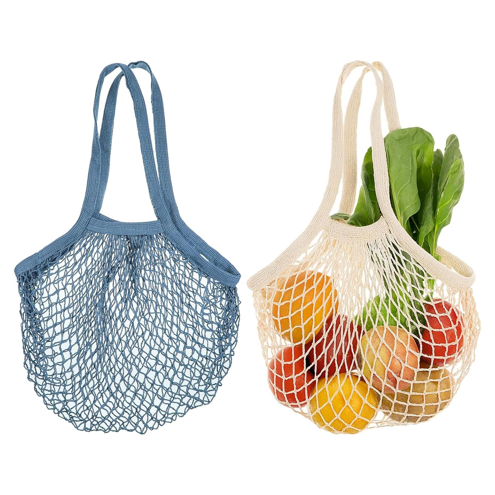 Bolsas de Compras de Malla Reutilizables Qulkws 36x35cm 2 Pcs