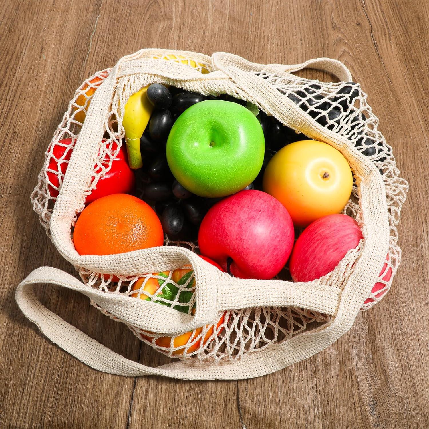 Bolsas de Compras de Malla Reutilizables Qulkws 36x35cm 2 Pcs