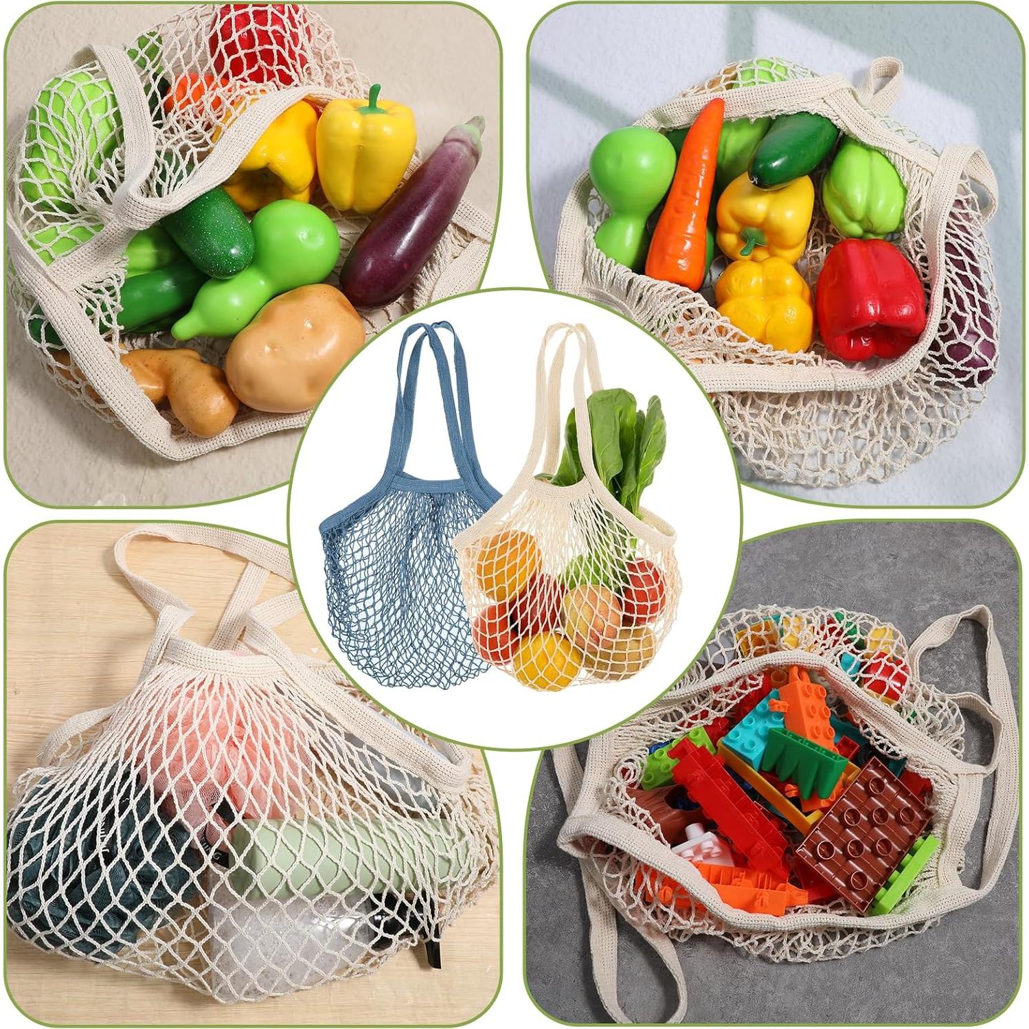 Bolsas de Compras de Malla Reutilizables Qulkws 36x35cm 2 Pcs