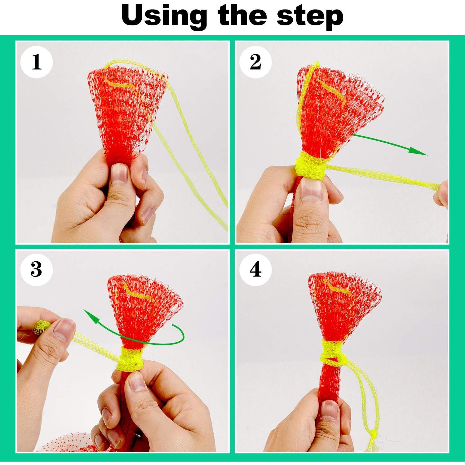 Bolsas de Malla Reutilizables ZAUGONTW 12PCS 44.96cm Nylon