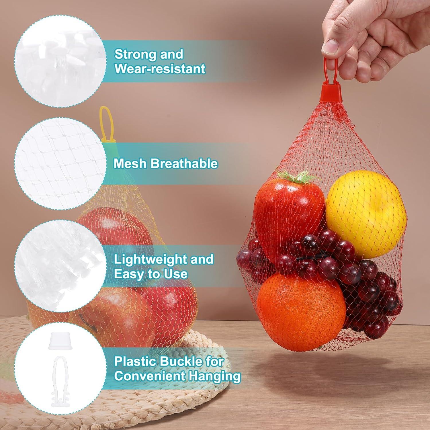 Bolsas de Malla Reutilizables uxcell 35cm 100 Pcs para Compras