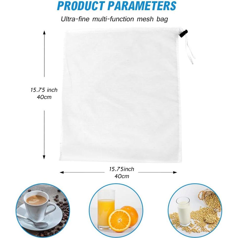 Bolsa de Nylon Reutilizable FREEHAWK 40x40 cm - 8 Paquetes