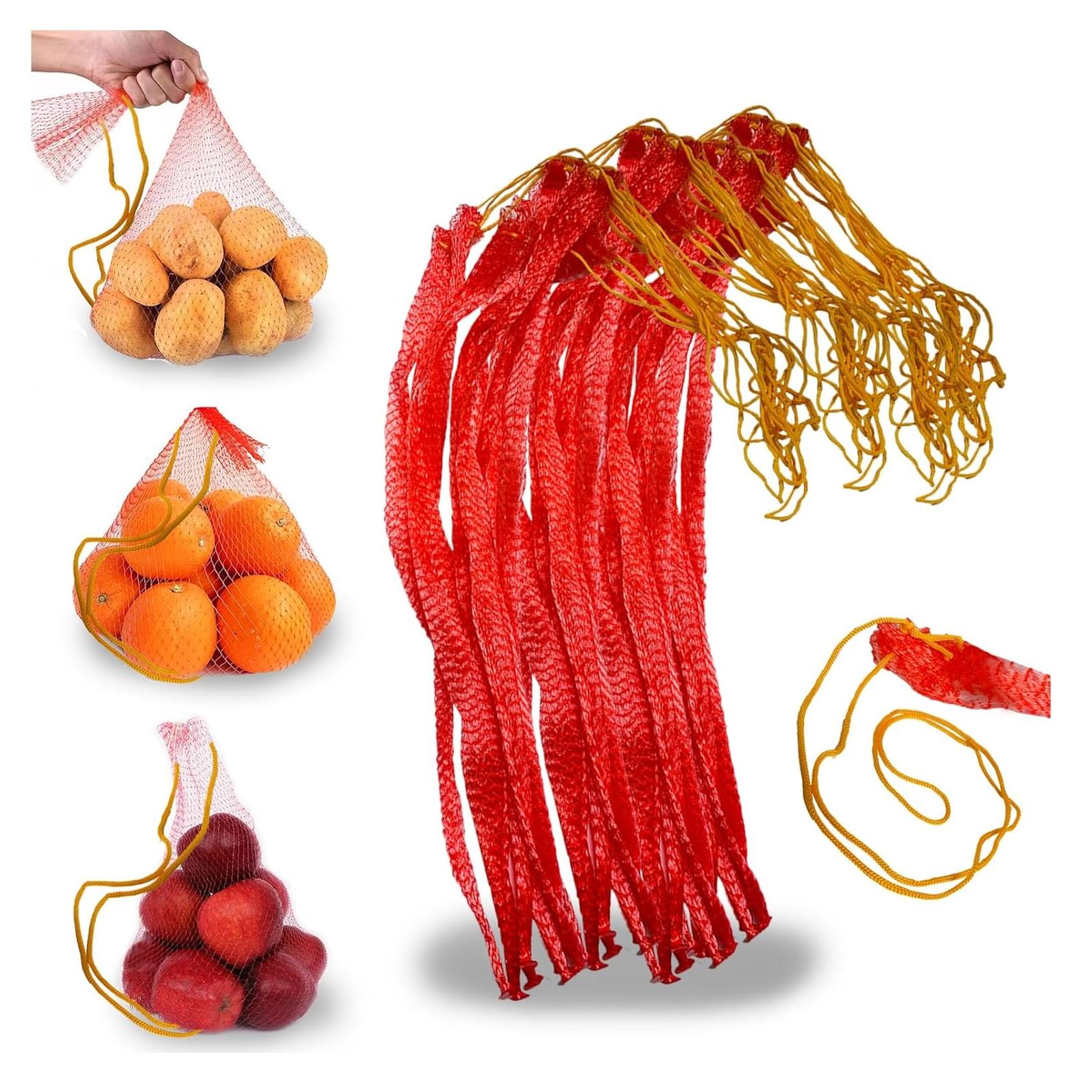 Bolsas de Malla Reutilizables BNHtech 50 cm con Cierre 10PCS