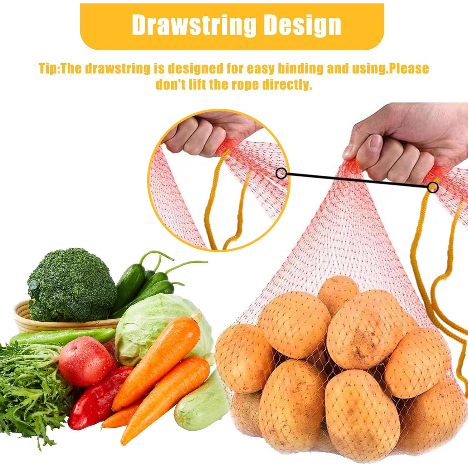 Bolsas de Malla Reutilizables BNHtech 50 cm con Cierre 10PCS