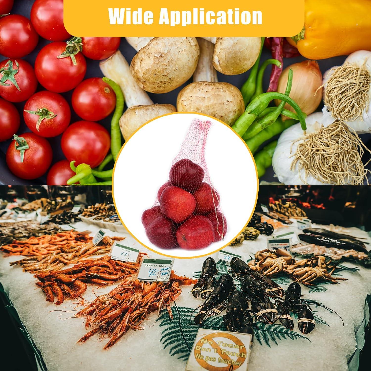 Bolsas de Malla Reutilizables BNHtech 50 cm con Cierre 10PCS