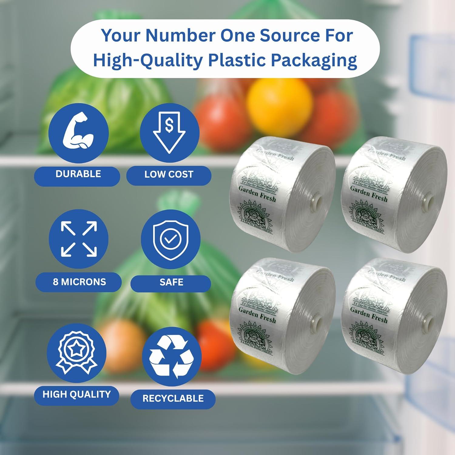 Rollos de Bolsas Transparentes Retail Bags Direct - 3000 Unidades - 38x51cm