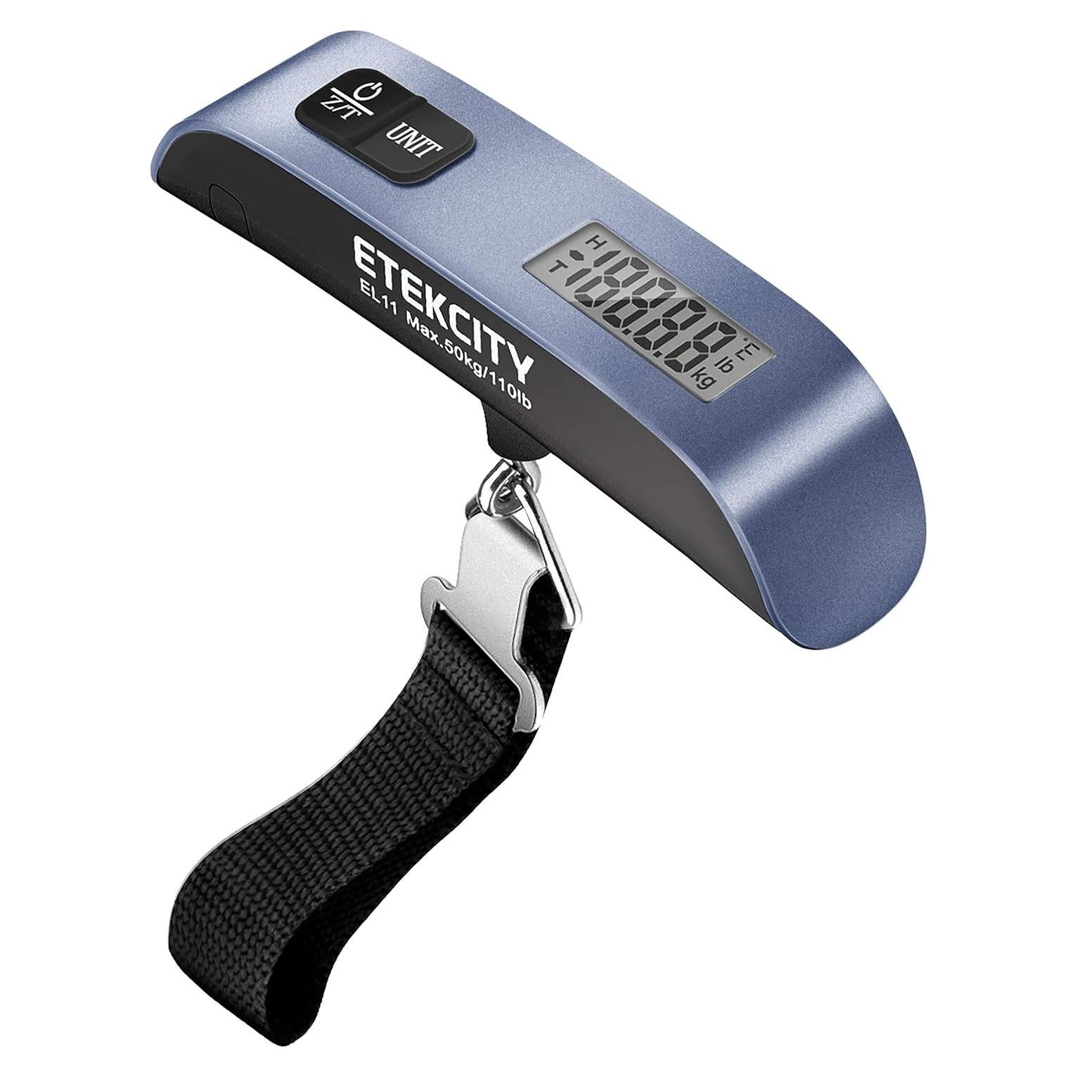 Balanza de Equipaje Digital Etekcity 50 kg Azul Compacta