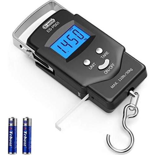 Balanza Digital de Pescado Dr.meter 50kg Pantalla LCD Retroiluminada