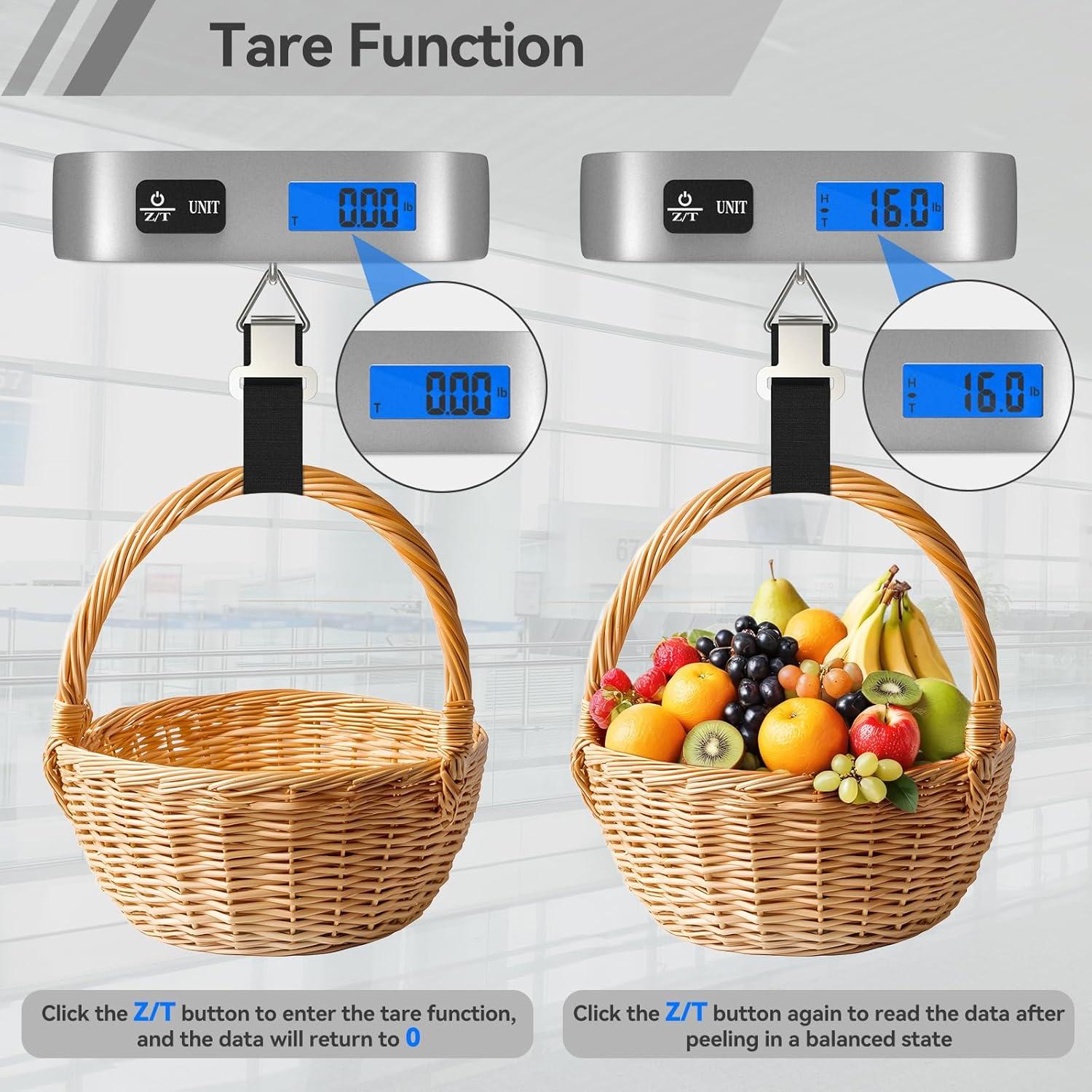 Báscula de Equipaje Dr.meter IC-HS02 50kg Pantalla LCD Plata