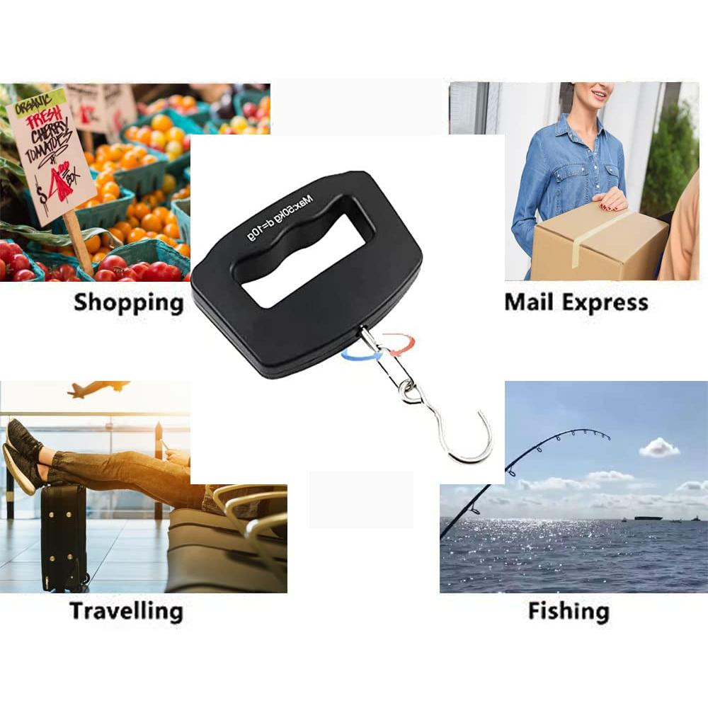 Báscula de Equipaje Electrónica Yakguizz 50kg Alta Precisión