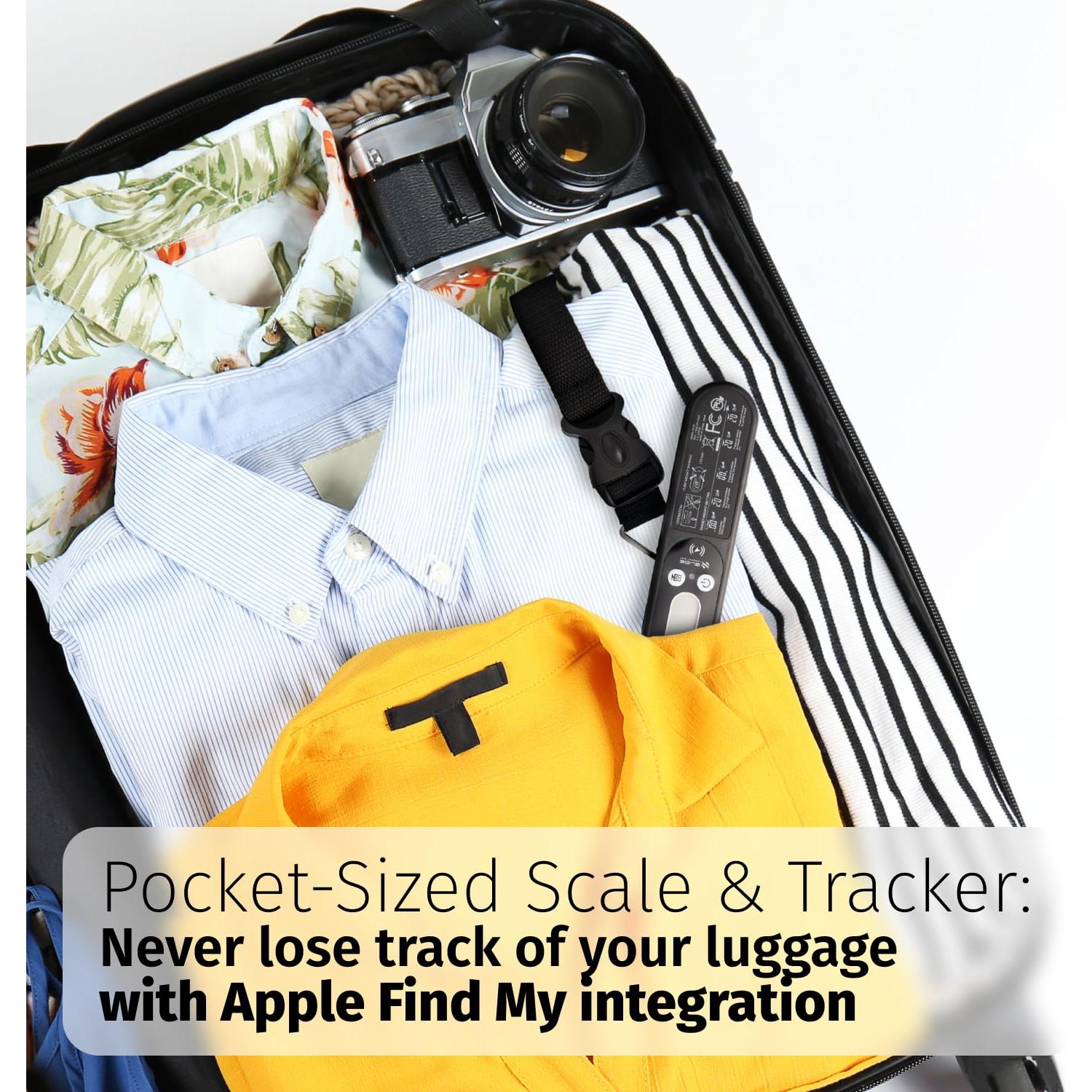 Balanza Digital de Equipaje Slide Innovations 50 kg con Apple Find My