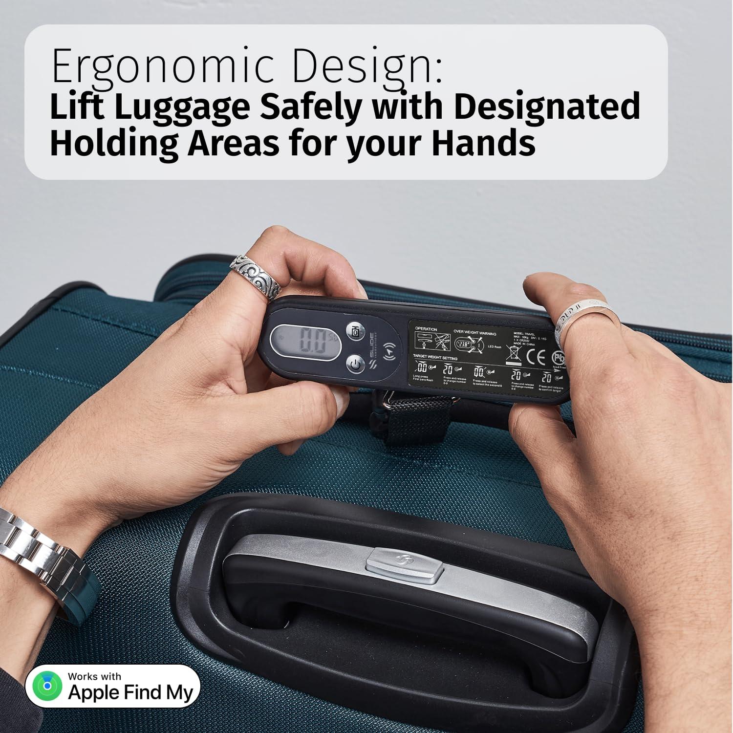 Balanza Digital de Equipaje Slide Innovations 50 kg con Apple Find My