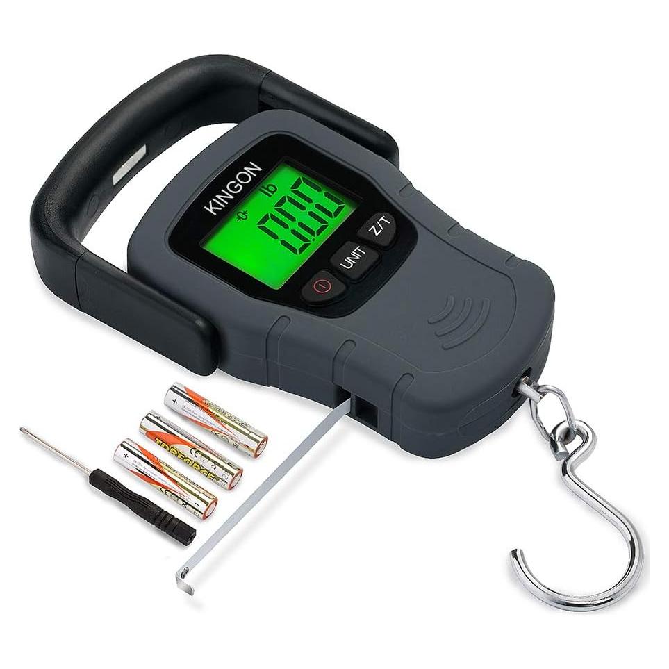 Báscula de Equipaje Digital KINGON 50kg con Pantalla Retroiluminada