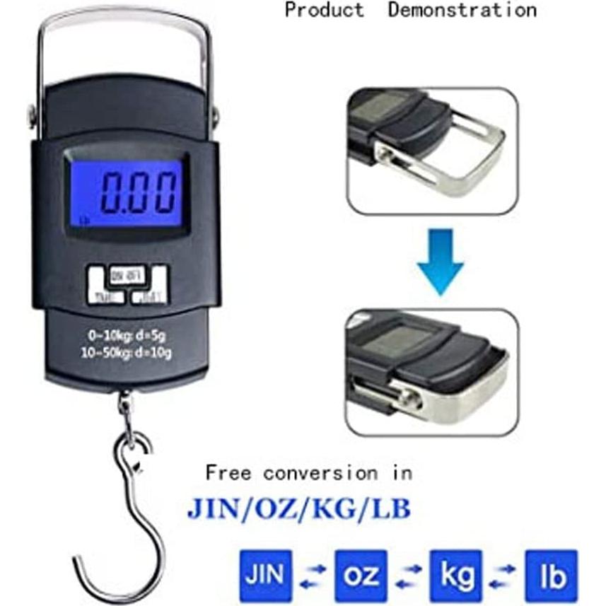 Báscula de Equipaje Digital Yakguizz LCD 120g Precisa