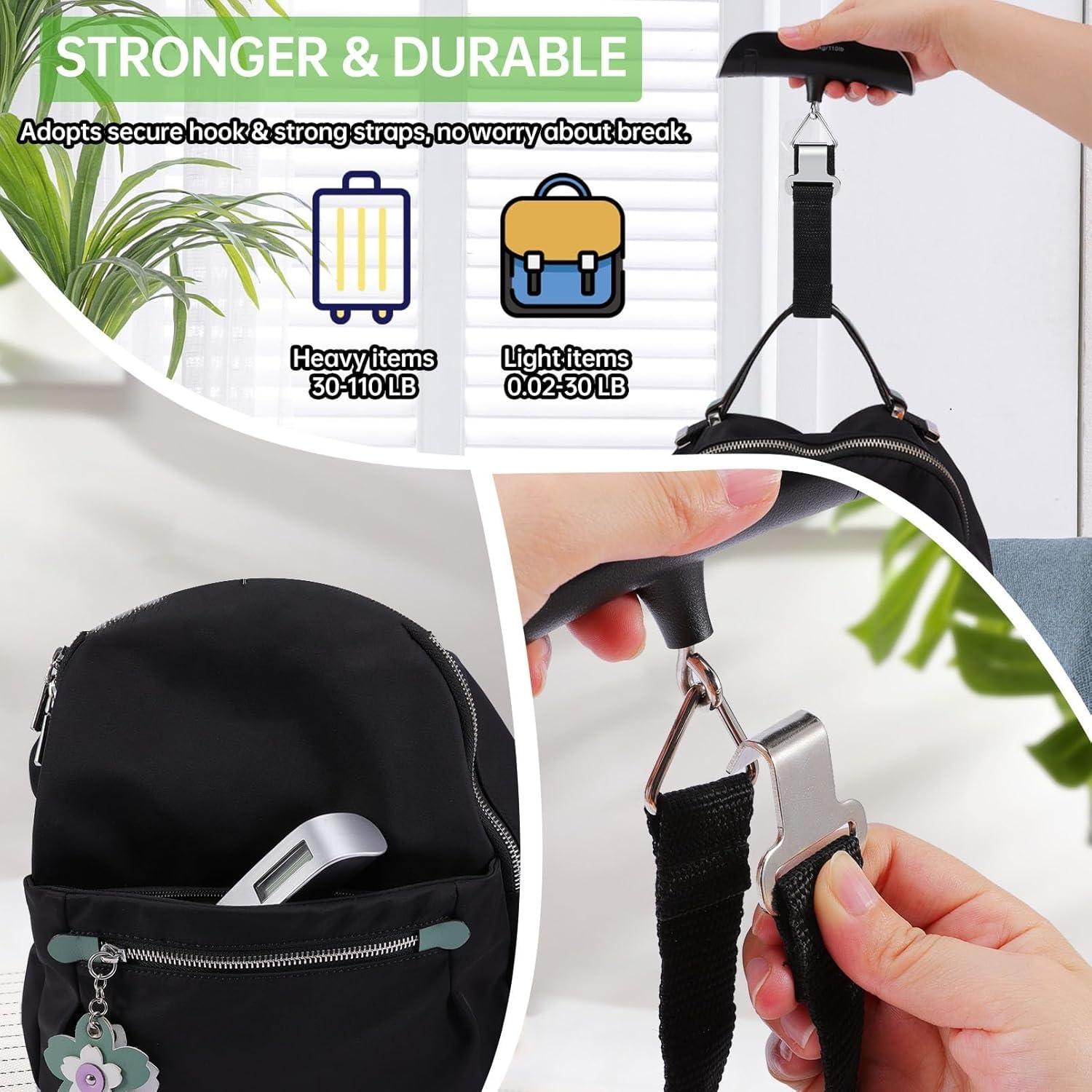 Escala Digital de Equipaje Jeffbaubl 50 kg con Pantalla LCD