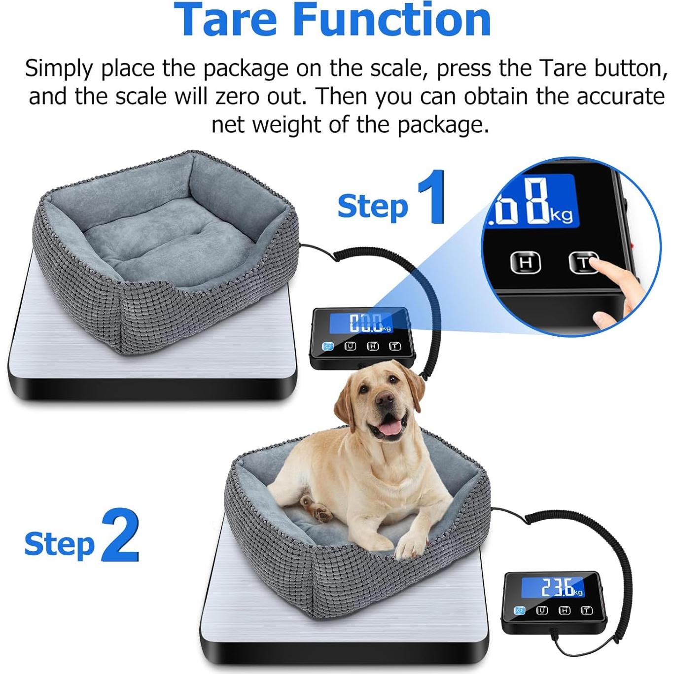 Báscula de Envío Digital KUAIVO 200kg Alta Precisión