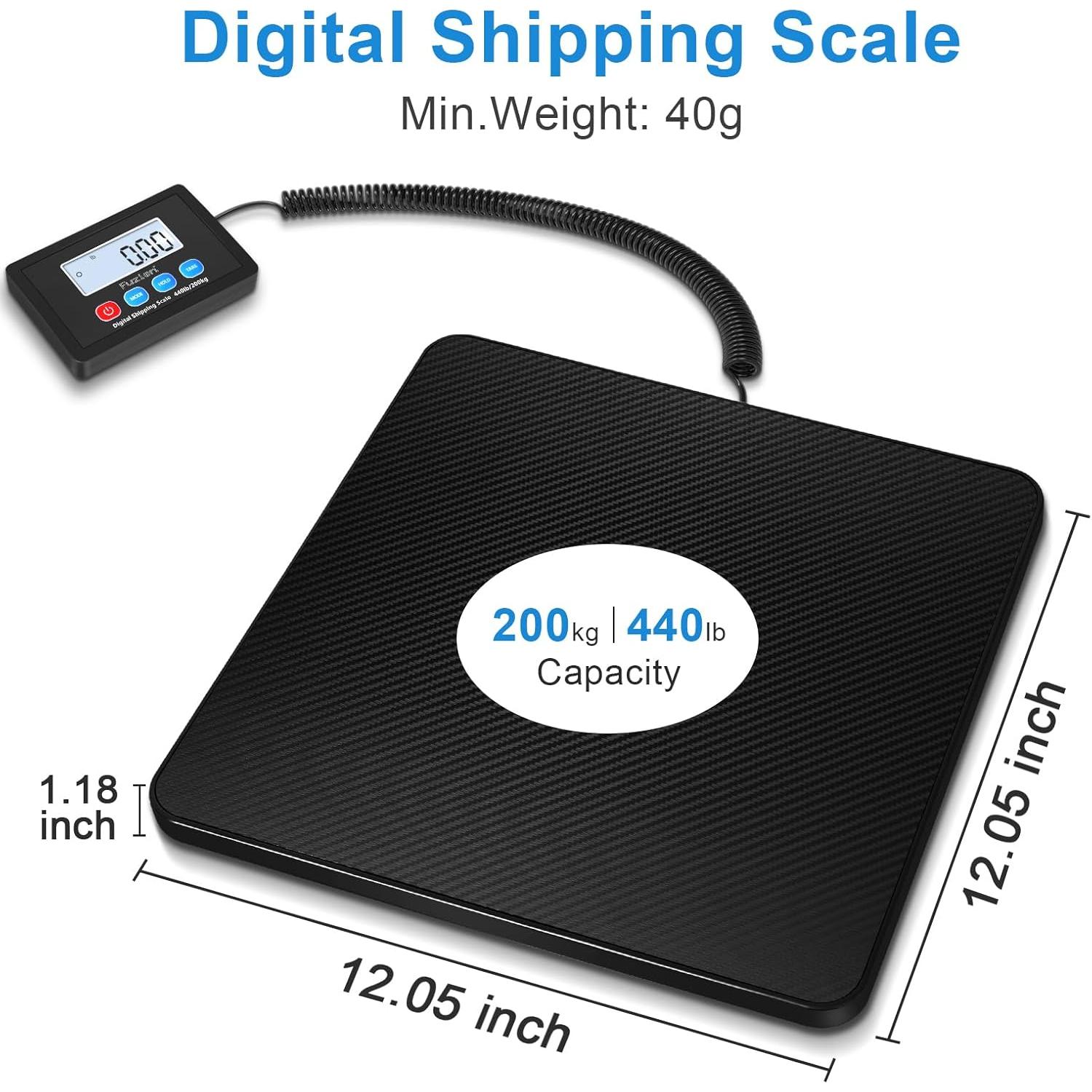 Báscula Digital de Envío Fuzion 200kg x 10g con Pantalla LCD