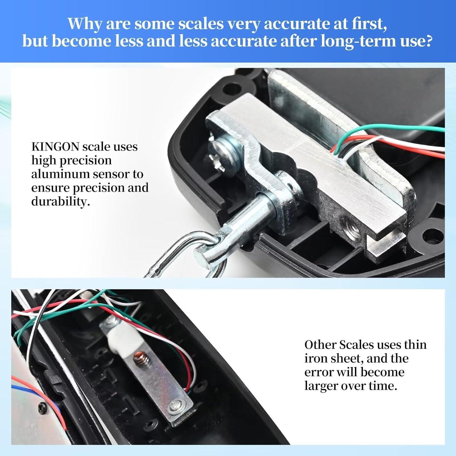 Báscula de Equipaje Digital KINGON F0C Recargable 50kg