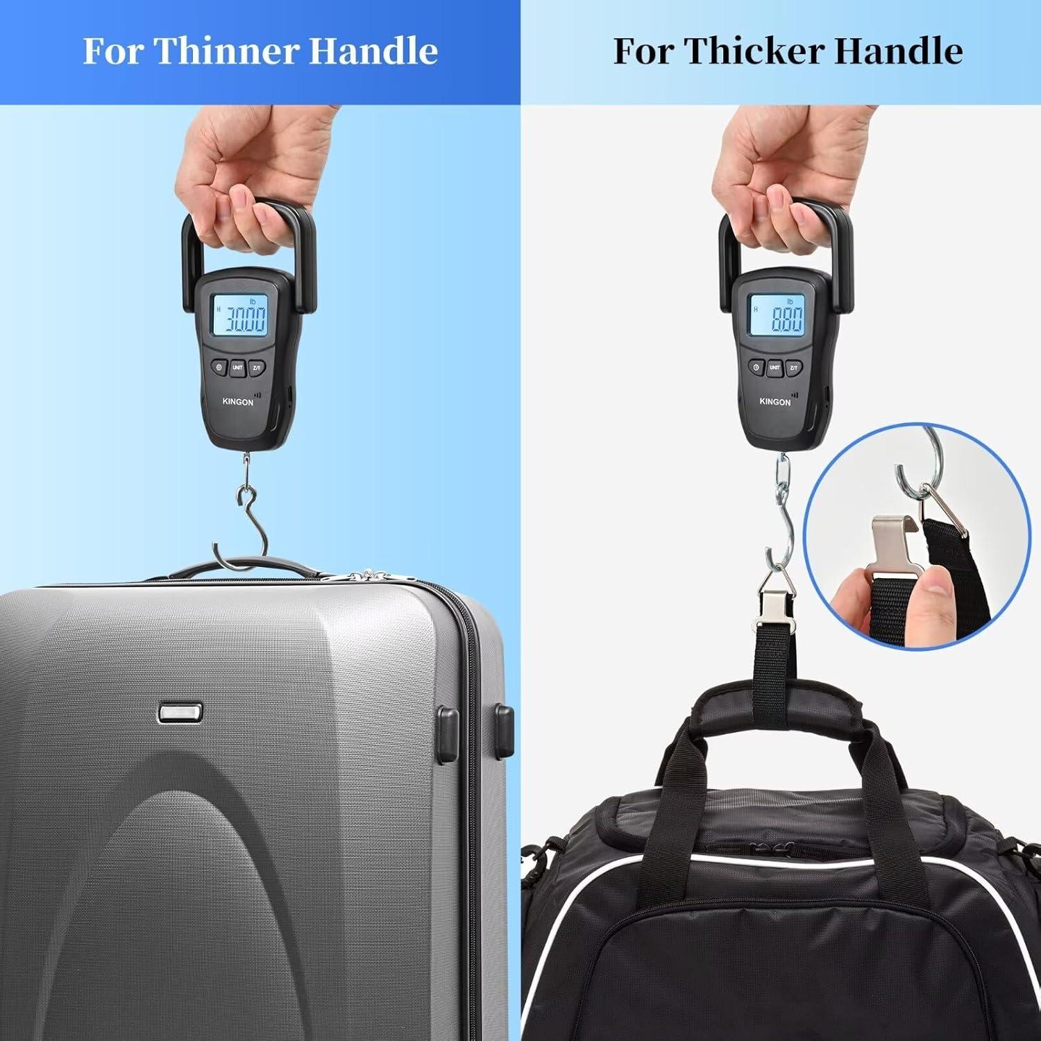 Báscula de Equipaje Digital KINGON F0C Recargable 50kg