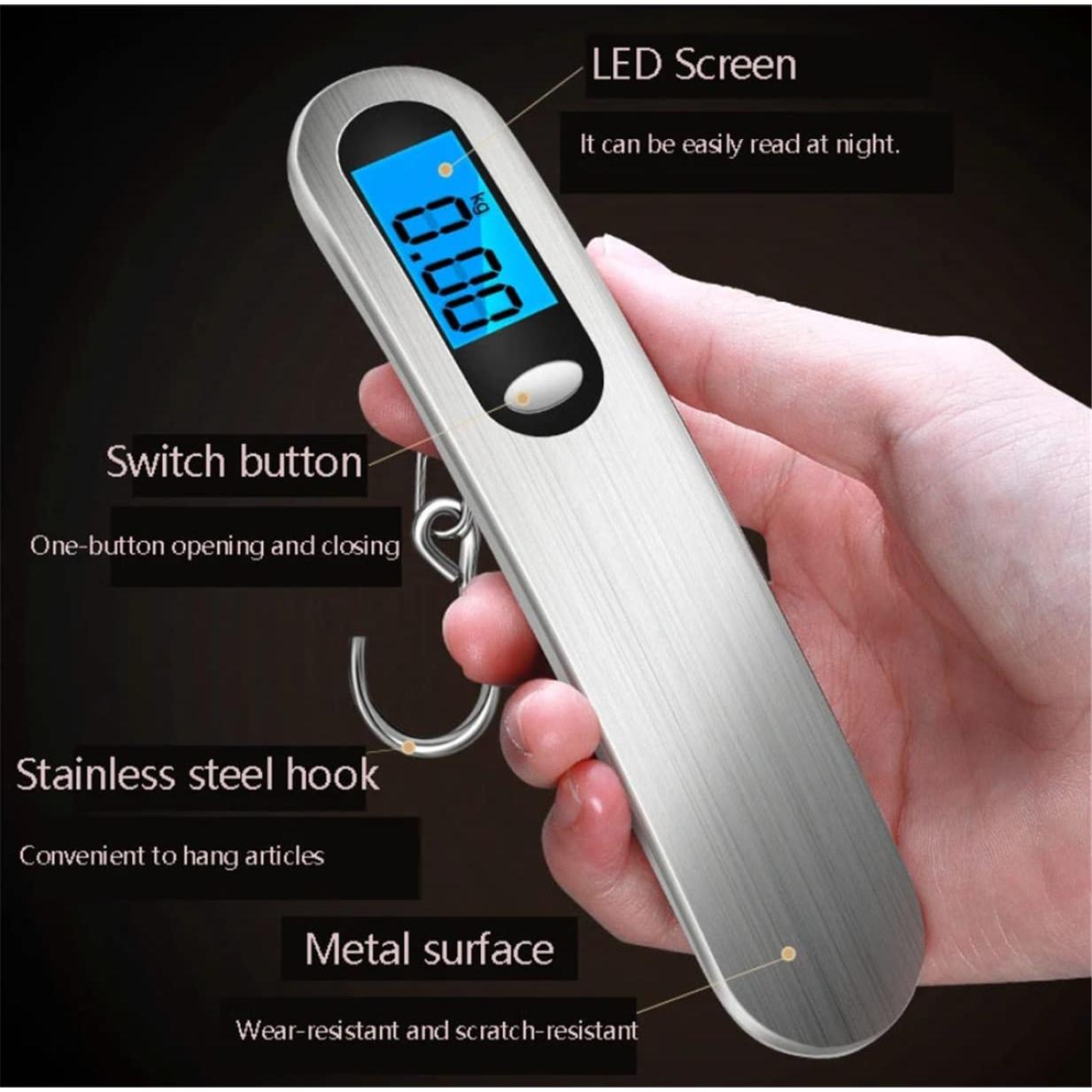 Báscula de Equipaje Electrónica TXY 50kg con Pantalla LCD