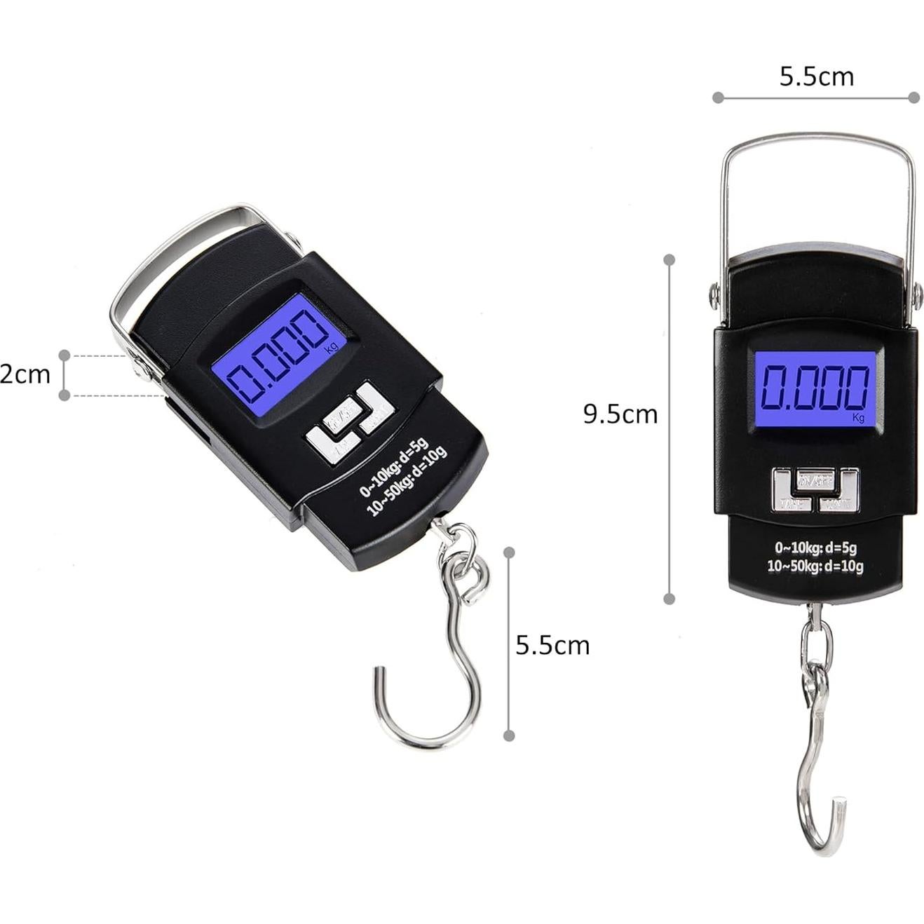 Báscula de Equipaje Digital Hyindoor 50kg Portátil