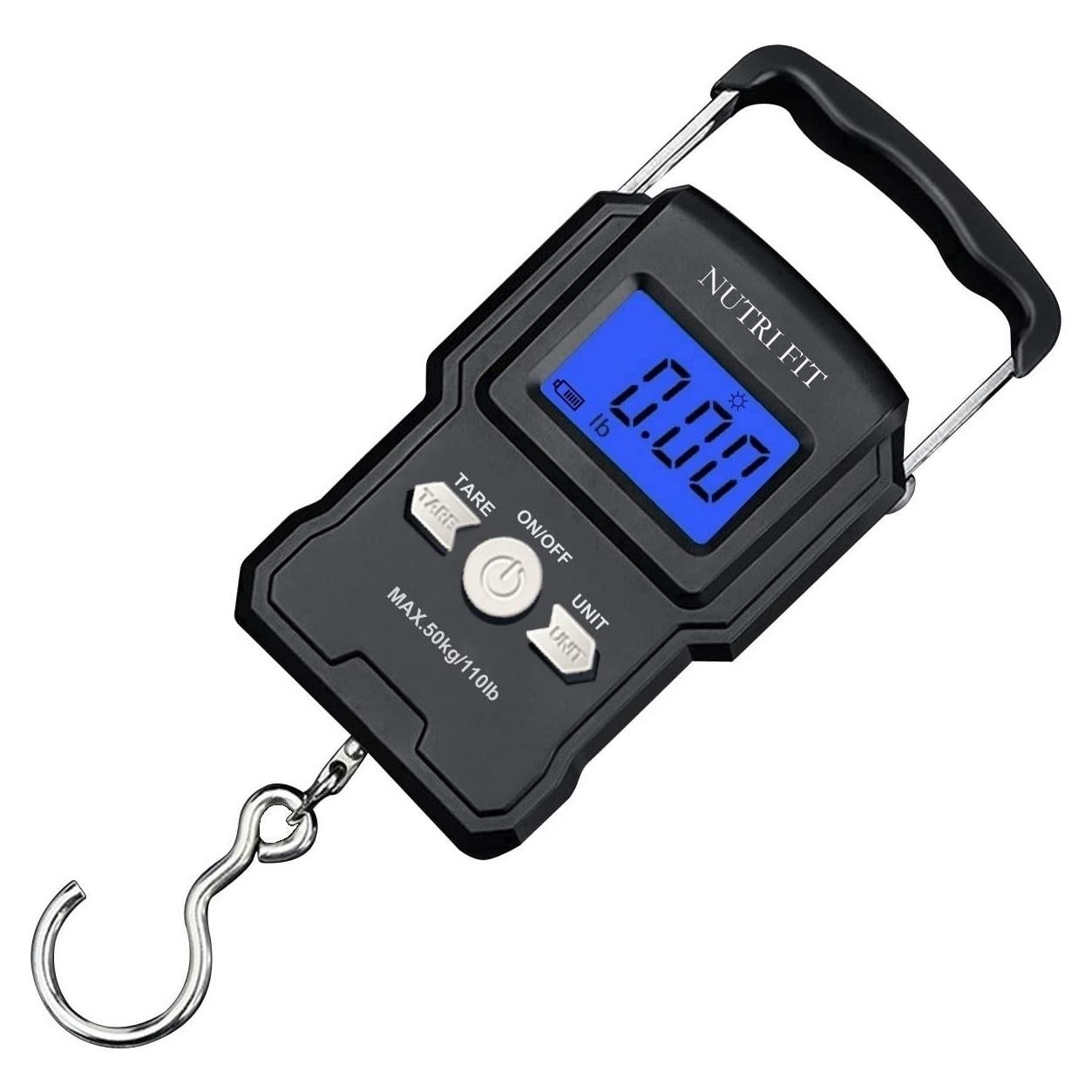 Balanza Digital de Equipaje NUTRI FIT 50kg con Gancho