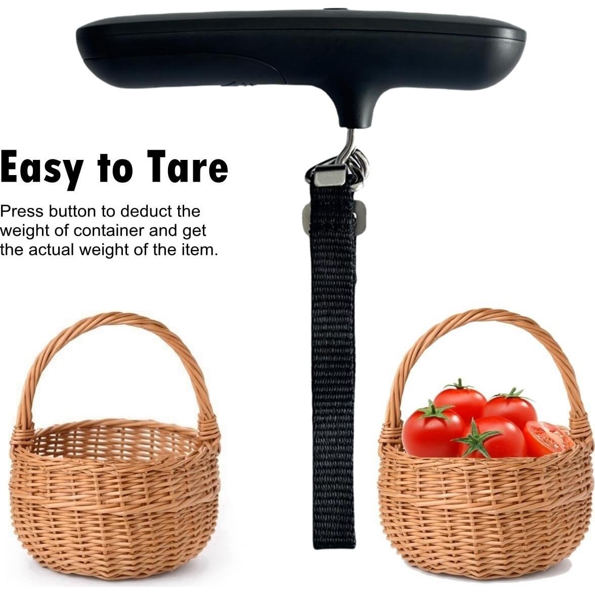 Balanza de Equipaje Digital NUTRI FIT 50kg Pantalla LCD