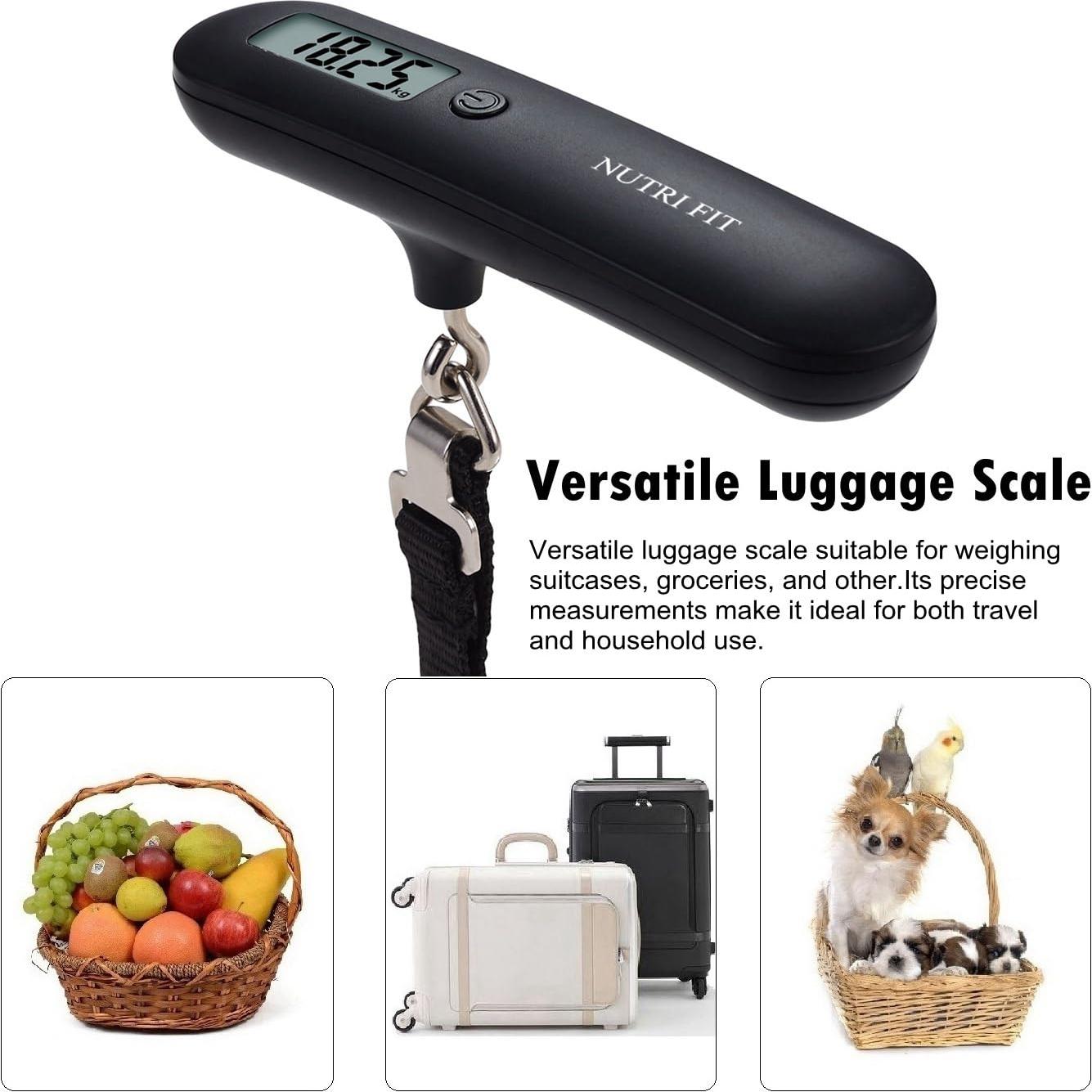 Balanza de Equipaje Digital NUTRI FIT 50kg Pantalla LCD