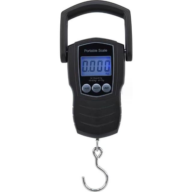 Balanza Digital de Equipaje Meilen 75Kg con Cinta Métrica 1.5m