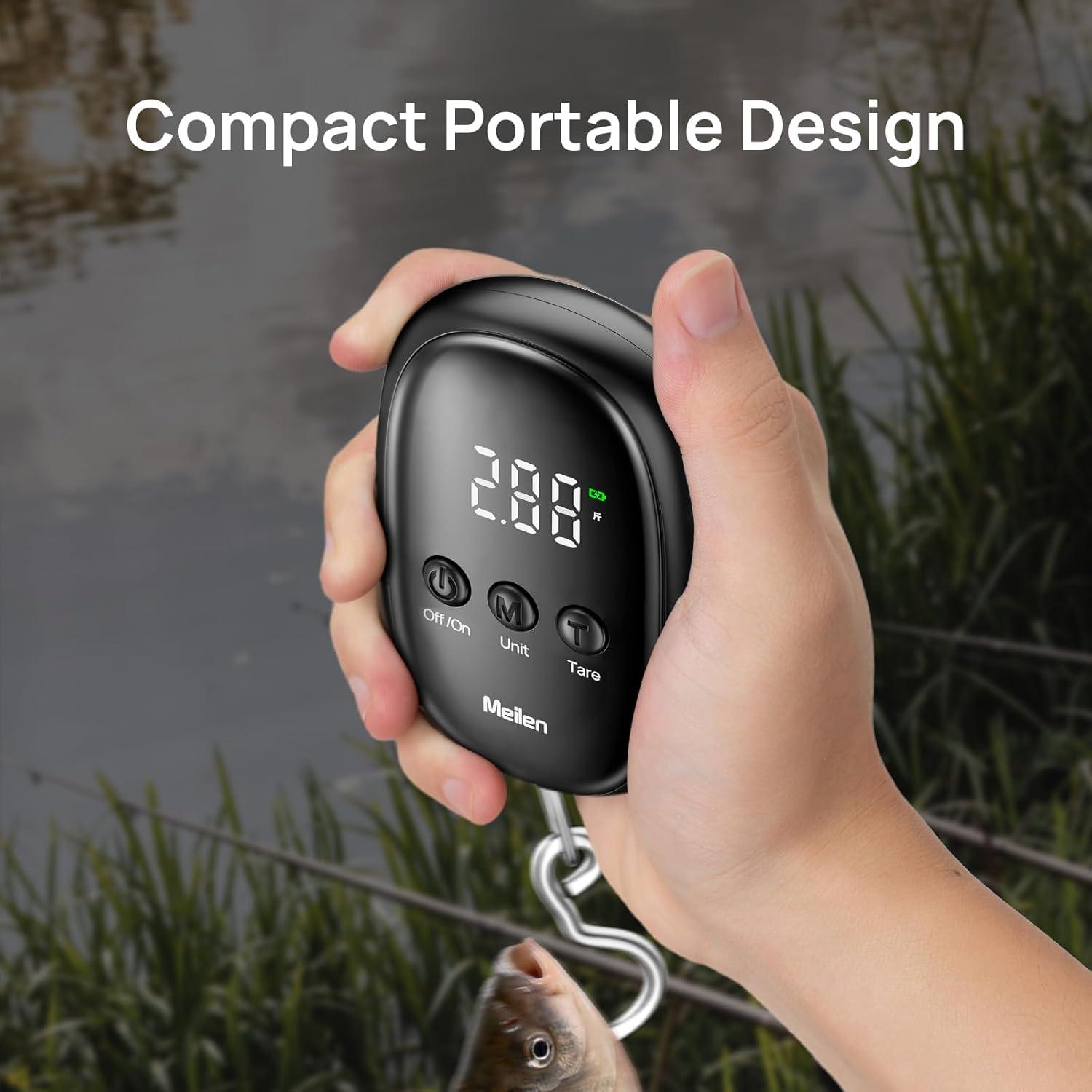 Báscula Digital de Equipaje Meilen 50kg Pantalla LED Carga Tipo-C