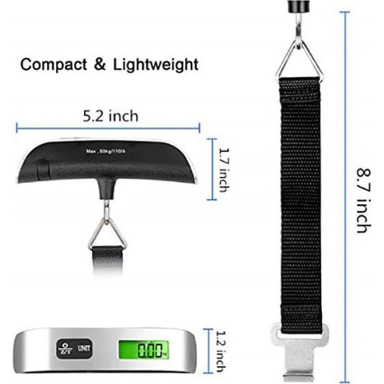Báscula de Equipaje Yakguizz 49.9 kg Compacta y Ligera