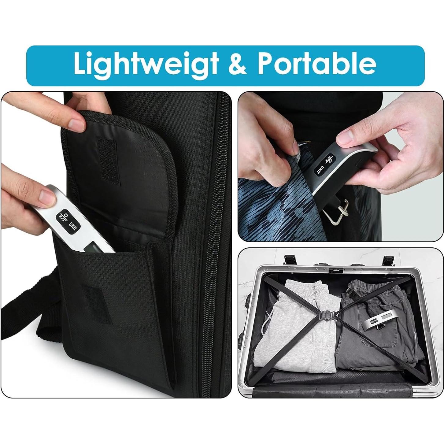 Báscula Digital de Equipaje YCConcept 50 kg con Sensor de Temperatura