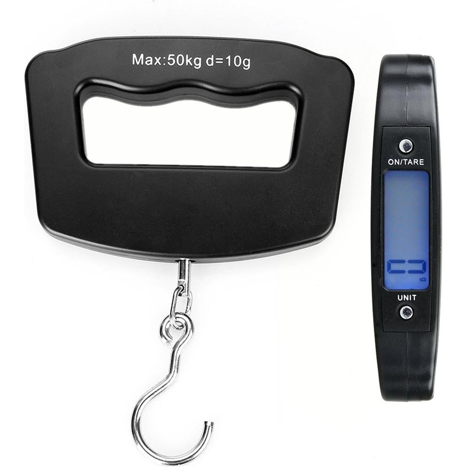 Escala Digital de Equipaje Flexzion 50 Kg Precisión 10g Negra