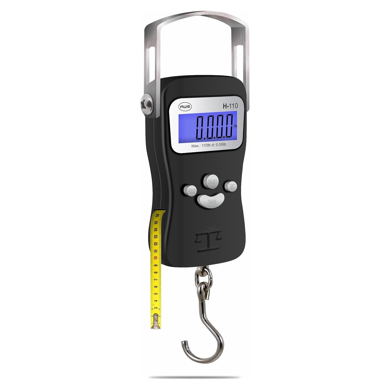 Escala Digital de Equipaje AWS 50kg - Cinta Métrica y Pantalla LCD