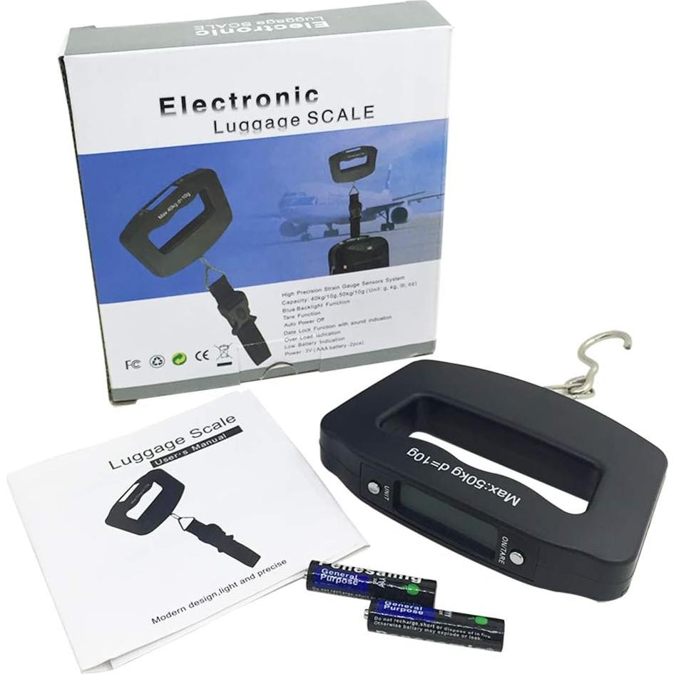 Balanza de Equipaje Digital AFUNTA 50kg 10g LCD Portátil