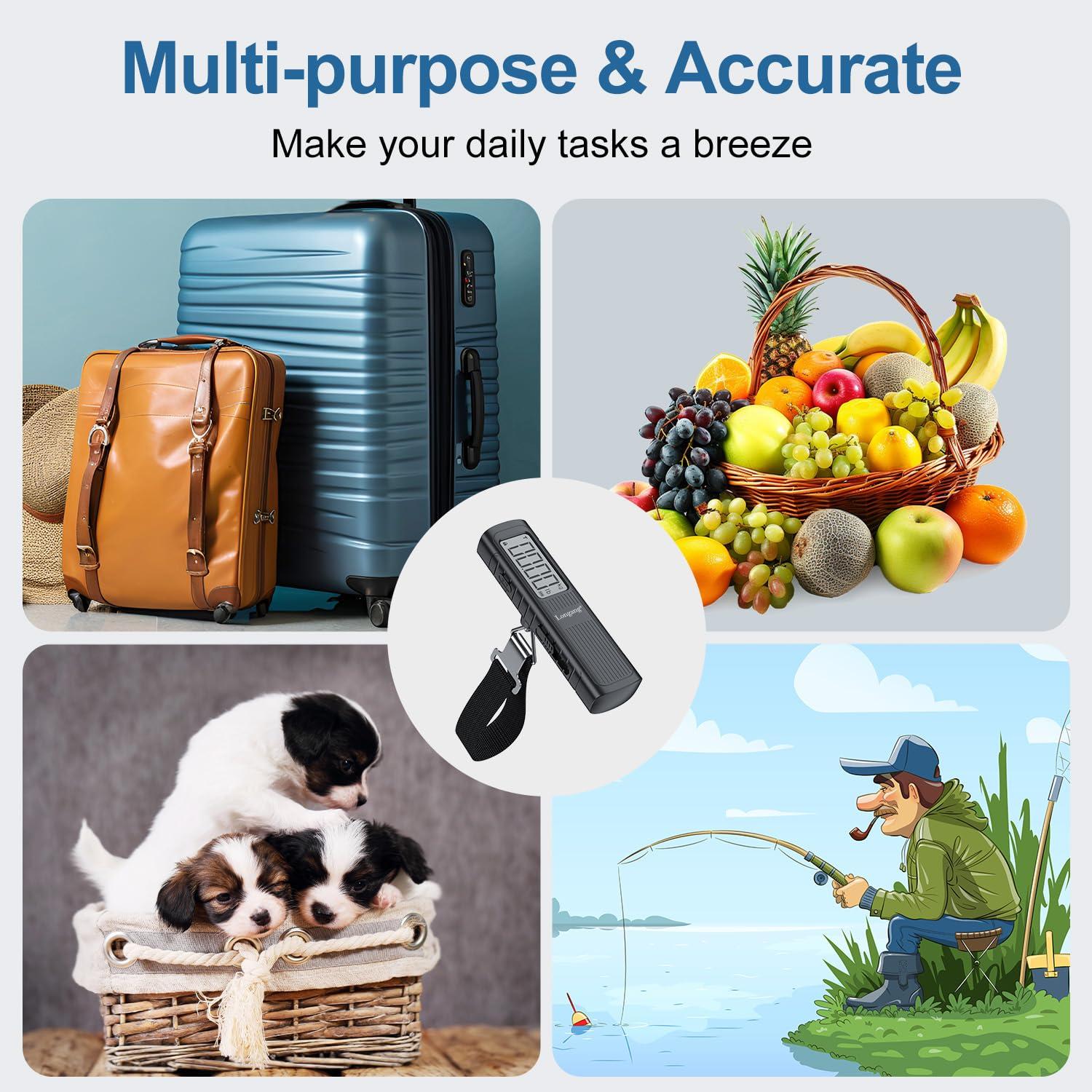 Báscula de Equipaje Digital Sin Batería Longang 50kg