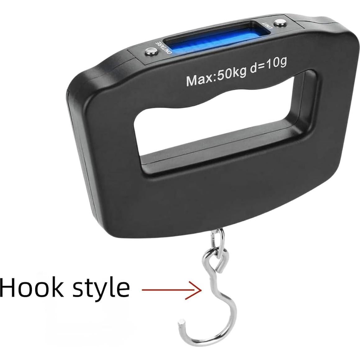 Báscula Electrónica de Equipaje KSNKE 50kg Portátil LCD