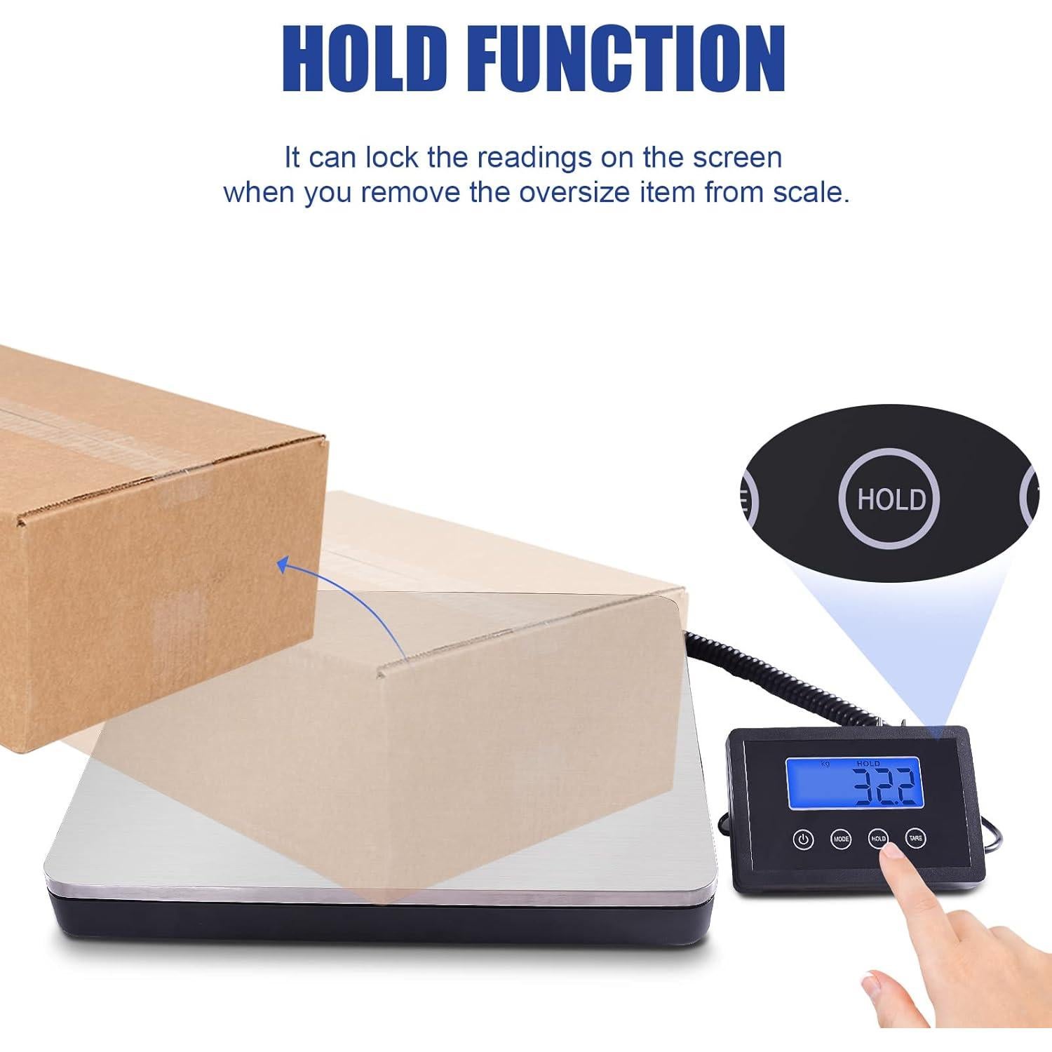 Báscula de Envío Fuzion EP-200KG 200kg Digital Acero Inoxidable