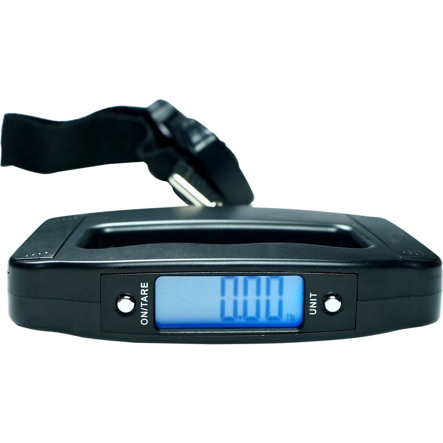 Balanza Digital de Viaje Horizon 50kg con Correa y Pantalla LCD