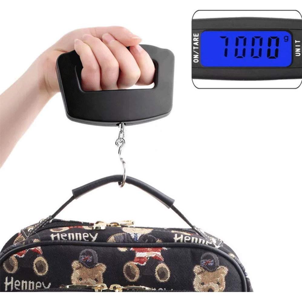 Báscula Digital de Equipaje Portátil YYGJ 50Kg Negra