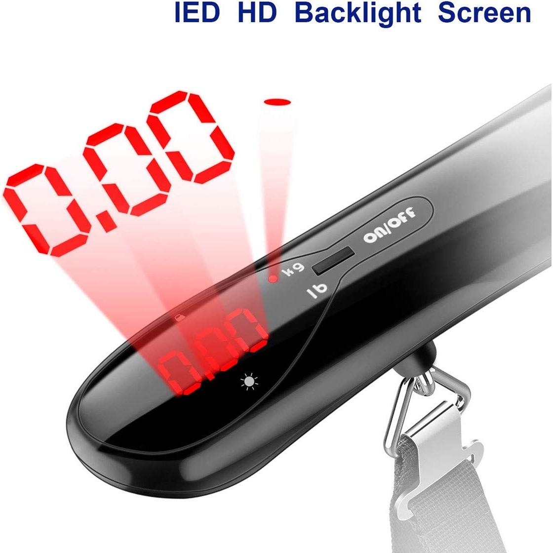 Báscula Digital de Equipaje HaetFire 50kg LCD Retroiluminada