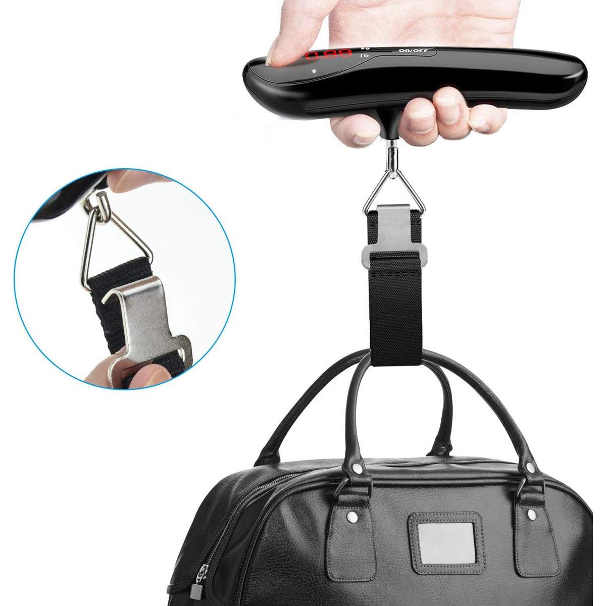 Báscula Digital de Equipaje HaetFire 50kg LCD Retroiluminada