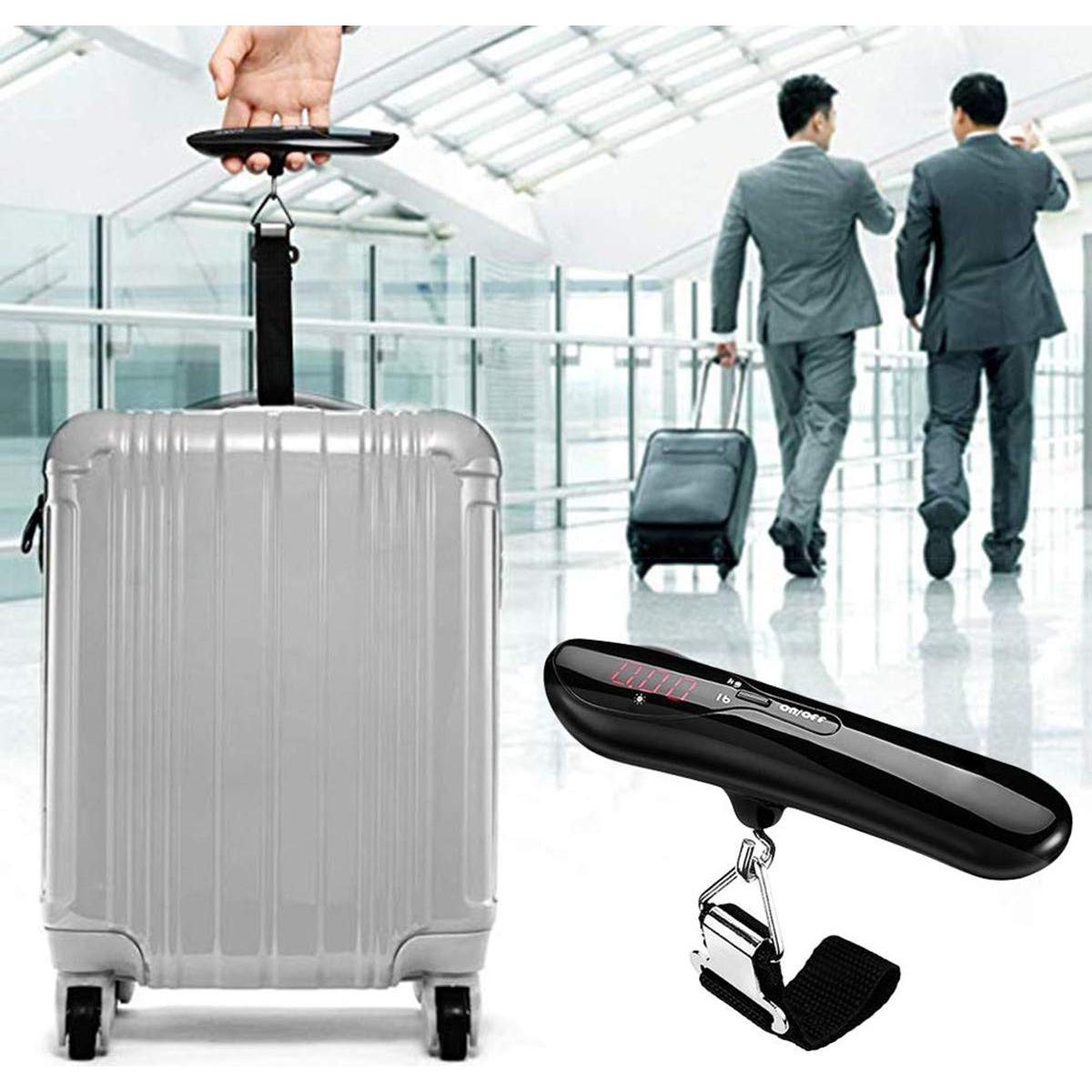 Báscula Digital de Equipaje HaetFire 50kg LCD Retroiluminada