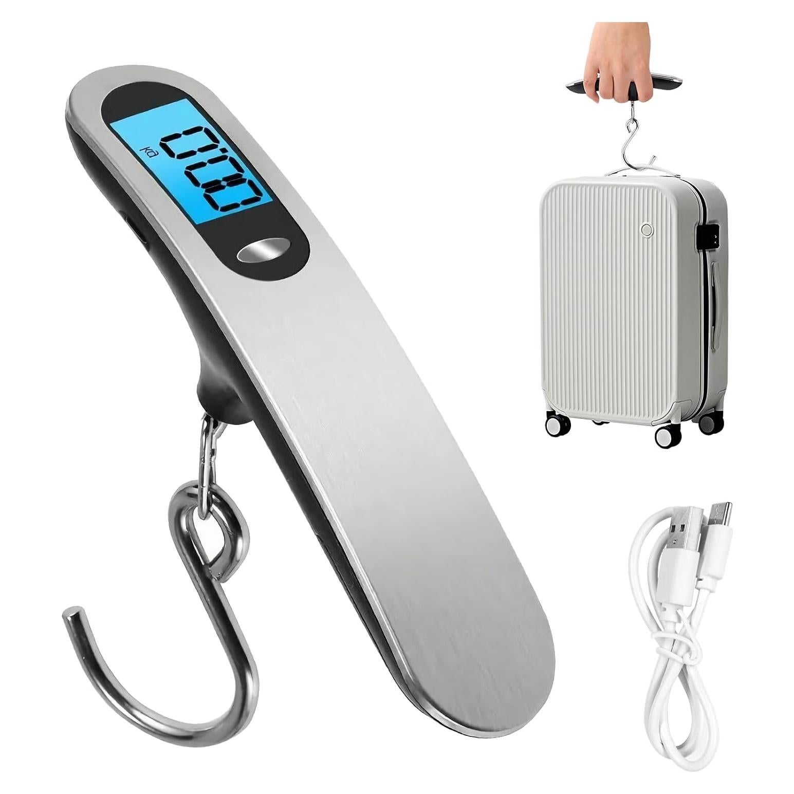 Báscula Digital de Equipaje Casbomy 2.0 USB 50kg Portátil