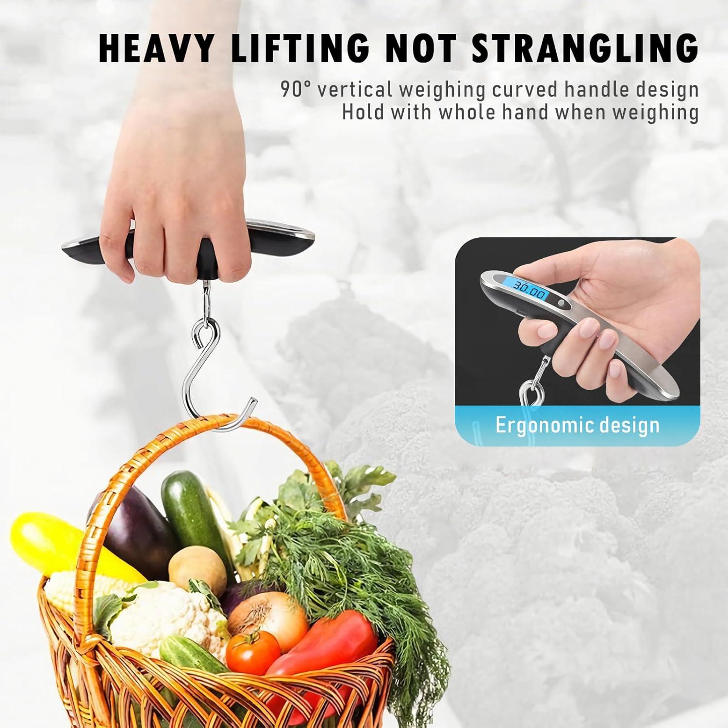 Báscula Digital de Equipaje Casbomy 2.0 USB 50kg Portátil