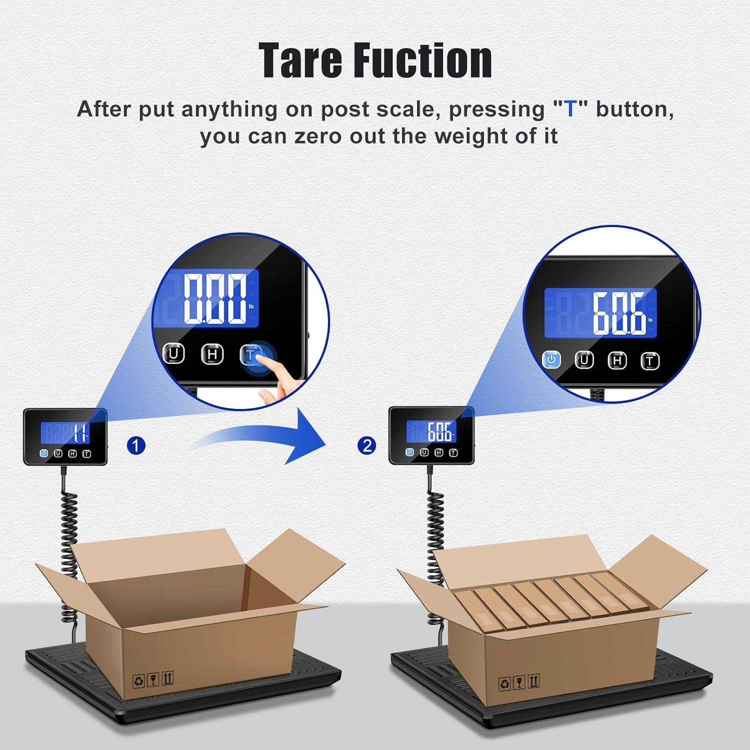 Báscula Digital de Envío KUAIVO P5H 300kg Alta Precisión