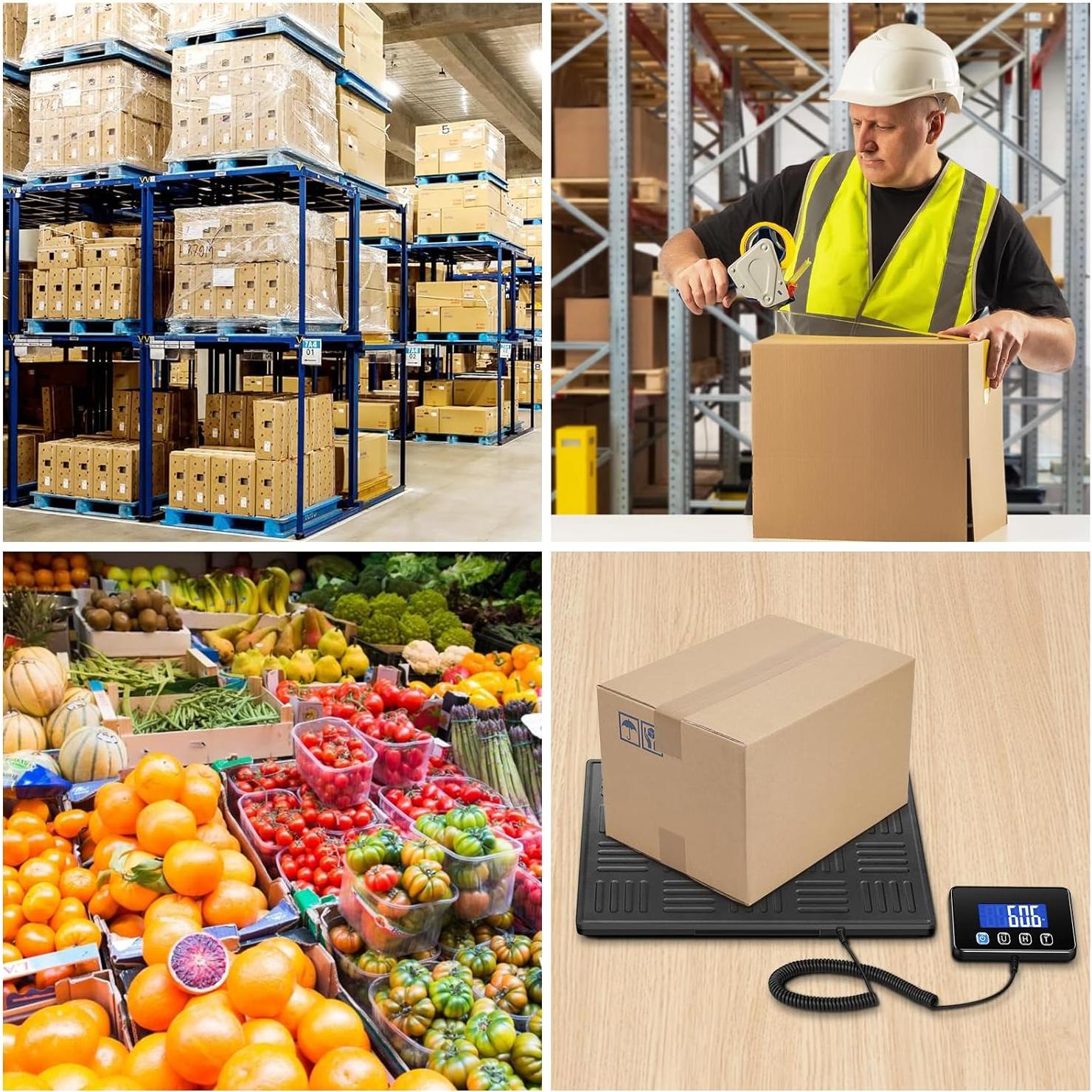 Báscula Digital de Envío KUAIVO P5H 300kg Alta Precisión